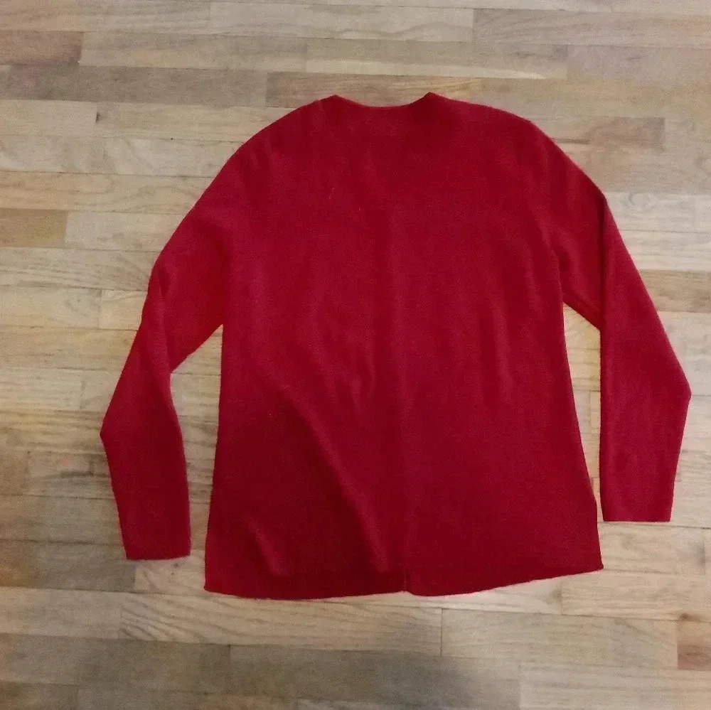 Pendleton Red Button Front Cardigan Womens Size XL - Picture 2 of 9